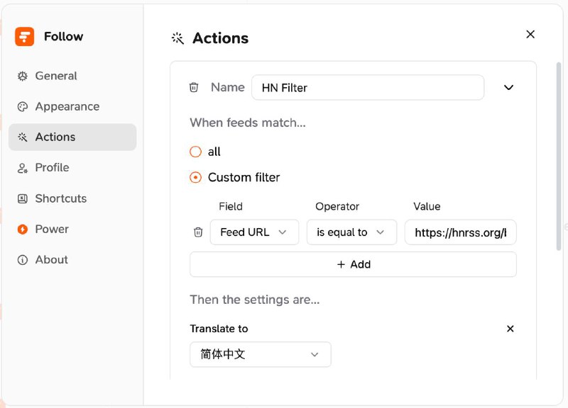 经过一天的使用,初步把订阅迁移到 Follow 了