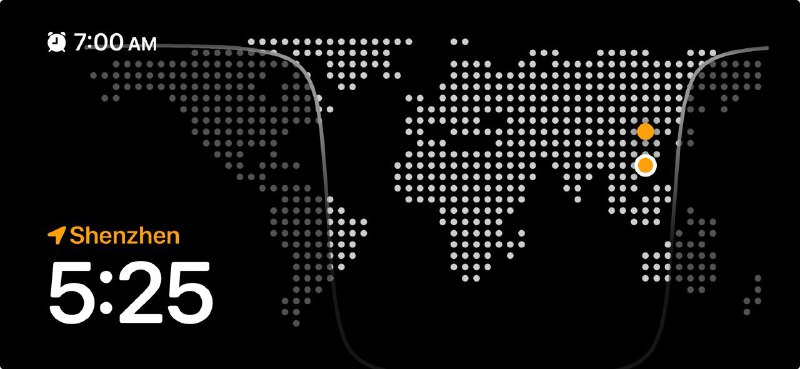 用这个方式来了解世界时间,还挺有趣的